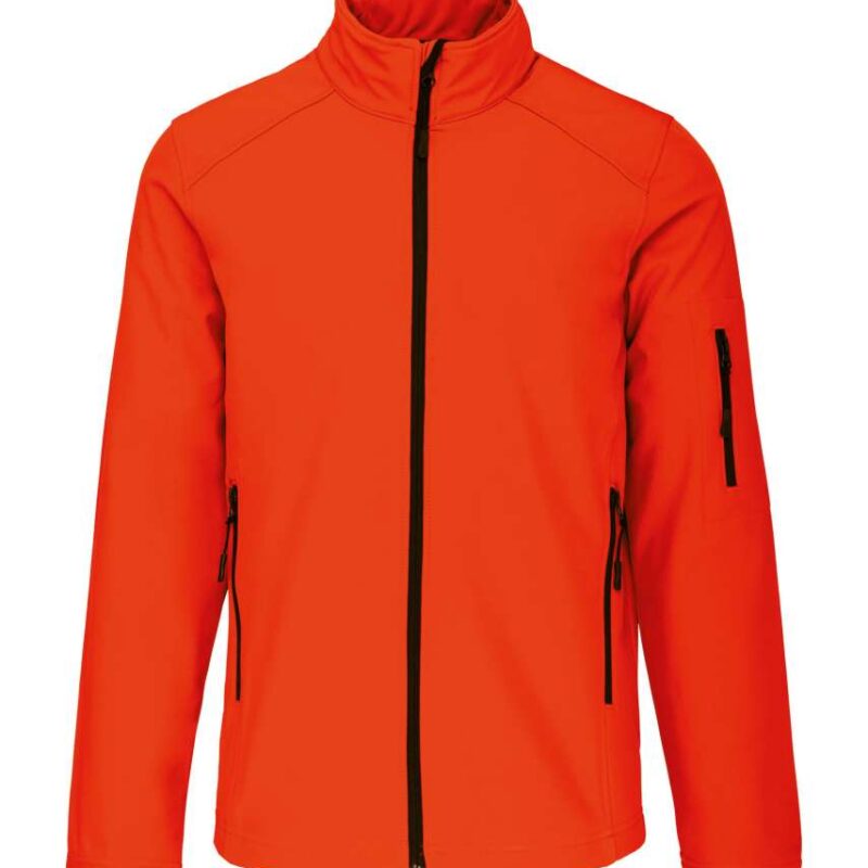 ka401-fluorescent_orange-a1 Kariban SOFTSHELL JACKET - Φωσφοριζέ Πορτοκαλί