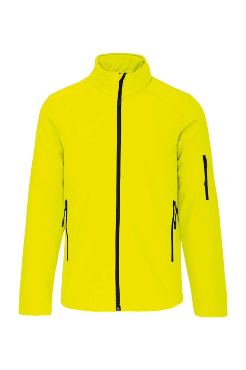 ka401-fluorescent_yellow-a1 Kariban SOFTSHELL JACKET - Φωσφοριζέ Κίτρινο