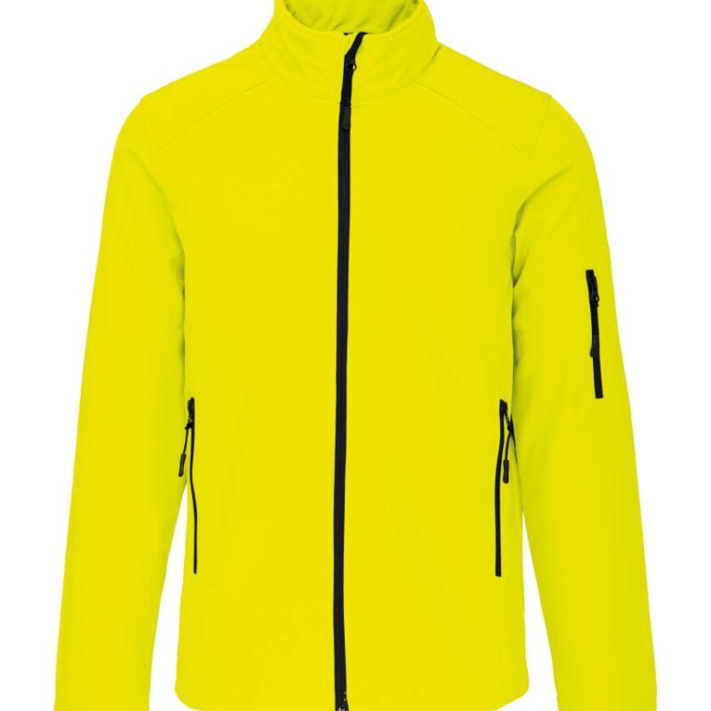 ka401-fluorescent_yellow-a1 Kariban SOFTSHELL JACKET - Φωσφοριζέ Κίτρινο