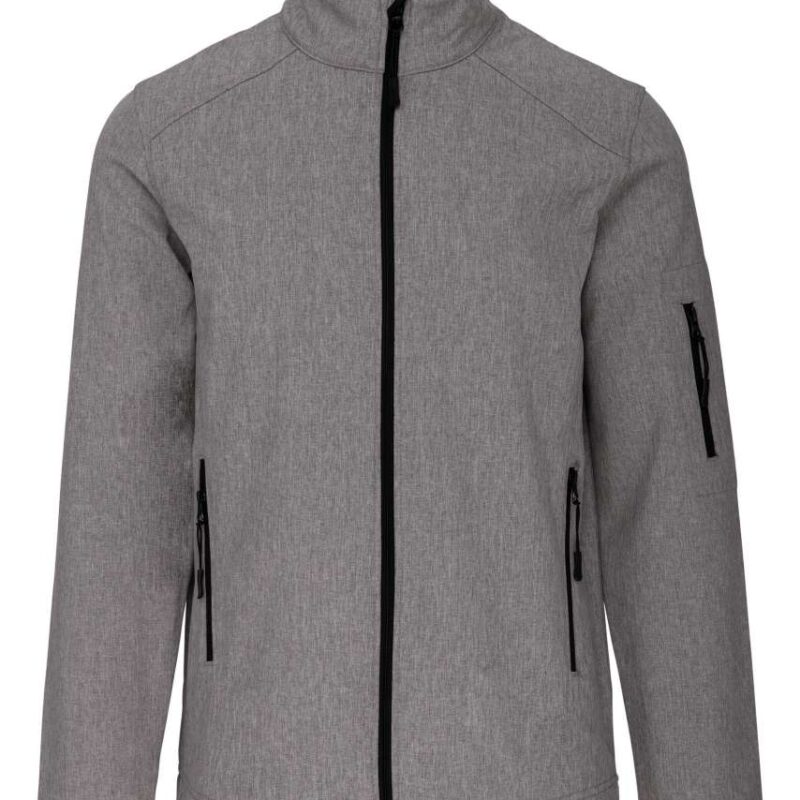 ka401-marl_grey-a1 Kariban SOFTSHELL JACKET - Τιτάνιο