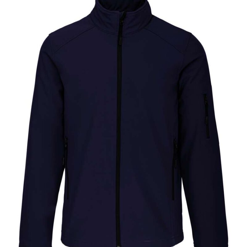 ka401-navy-a1 Kariban SOFTSHELL JACKET - Μπλε μαρίν