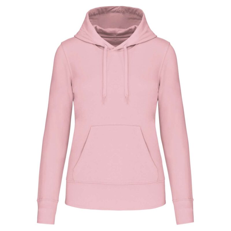 ka4028-pale_pink-a1 Kariban SWEATSHIRT για LADIES ECO-FRIENDLY HOODED - Ανοιχτό ροζ