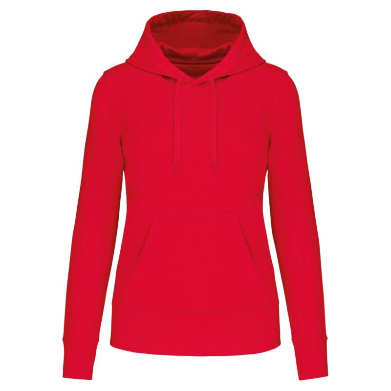 ka4028-red-a1 Kariban SWEATSHIRT για LADIES ECO-FRIENDLY HOODED - Κόκκινο