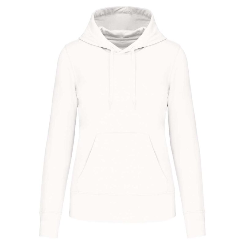 ka4028-white-a1 Kariban SWEATSHIRT για LADIES ECO-FRIENDLY HOODED - Λευκό