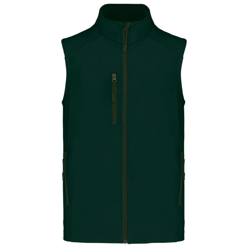 Kariban Ανδρικό SOFTSHELL BODYWARMER - Πράσινο μπουκάλι
