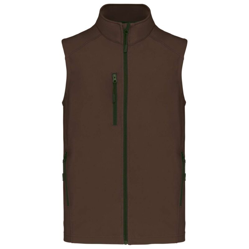 ka403-chocolate-a1 Kariban Ανδρικό SOFTSHELL BODYWARMER - Σοκολατί
