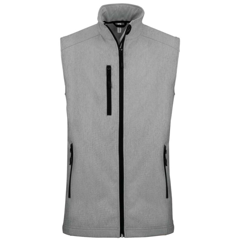 ka403-marl_grey-a3 Kariban Ανδρικό SOFTSHELL BODYWARMER - Τιτάνιο