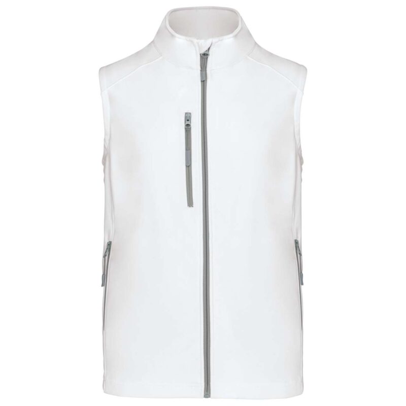 ka403-white-a2 Kariban Ανδρικό SOFTSHELL BODYWARMER - Λευκό