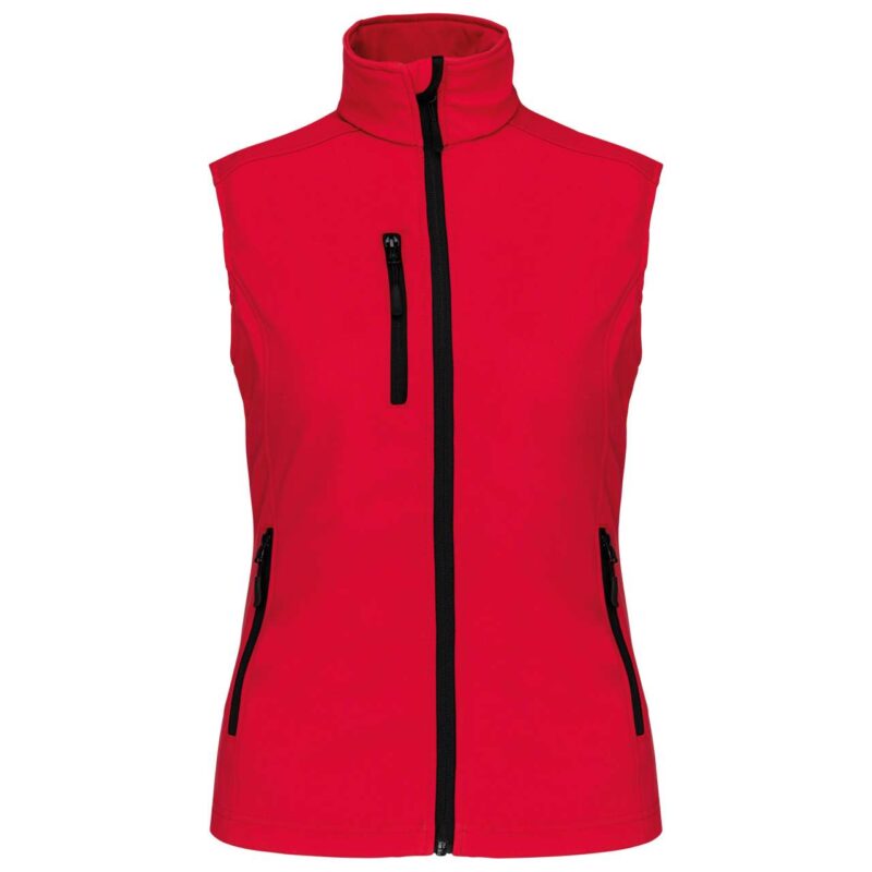 ka404-red-a2 Kariban SOFTSHELL BODYWARMER για LADIES - Κόκκινο