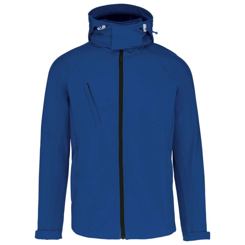 Kariban Ανδρικό DETACHABLE HOODED SOFTSHELL JACKET - Σκούρο Βασιλικό Μπλε