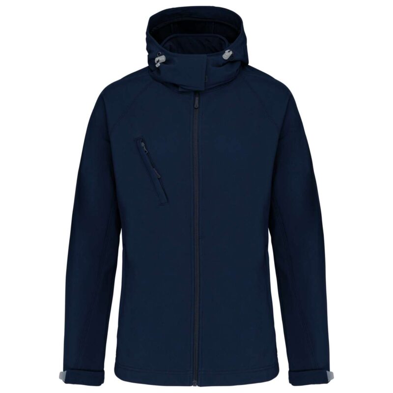 ka414-navy-a1 Kariban JACKET LADIES SOFTSHELL με DETACHABLE HOODED - Μπλε μαρίν