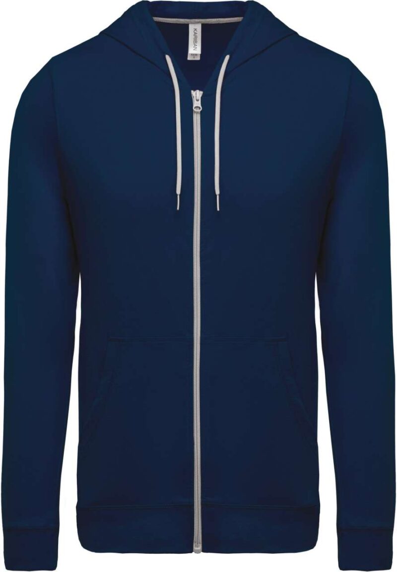 Kariban LIGHTWEIGHT COTTON HOODED SWEATSHIRT - Μπλε μαρίν