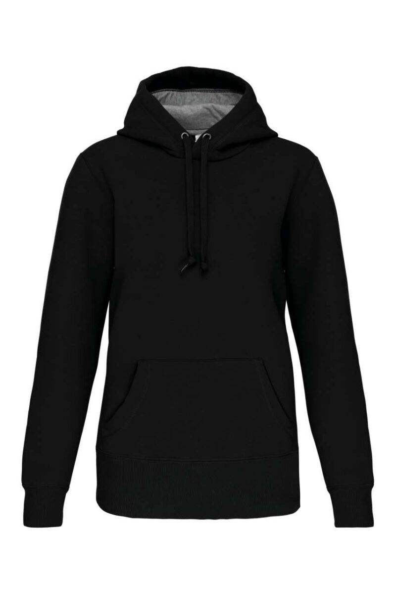 ka443-black-a1 Kariban HOODED SWEATSHIRT - Μαύρο