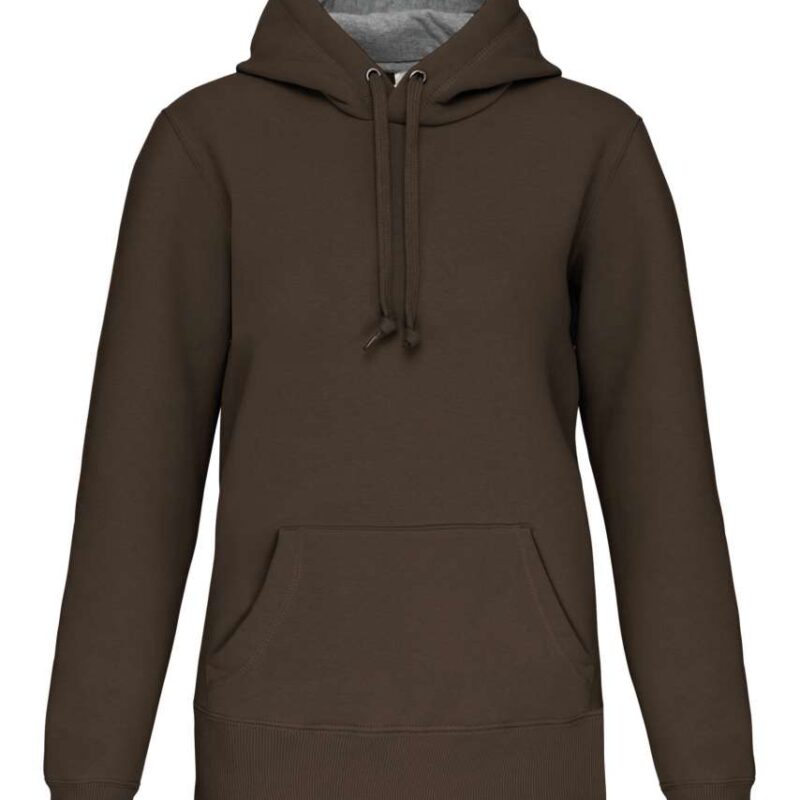 ka443-dark_khaki-a1 Kariban HOODED SWEATSHIRT - Σκούρο Χακί