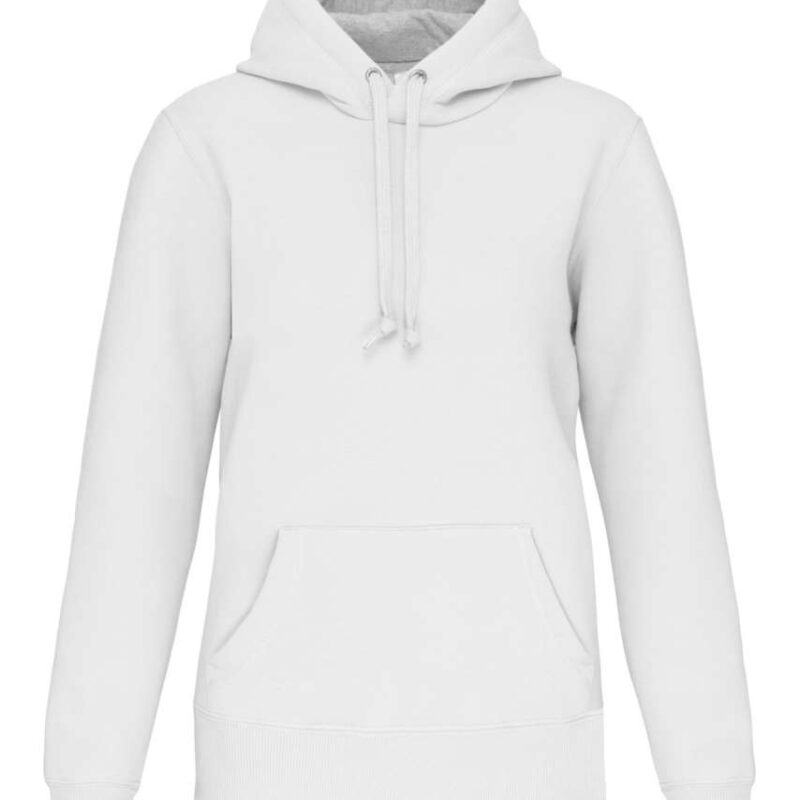 ka443-white-a1 Kariban HOODED SWEATSHIRT - Λευκό