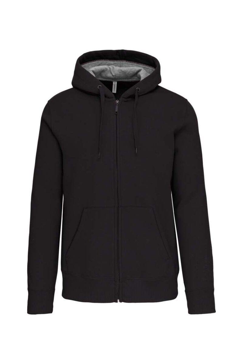ka444-dark_grey-a1 Kariban FULL ZIP HOODED SWEATSHIRT - Σκούρο Γκρι