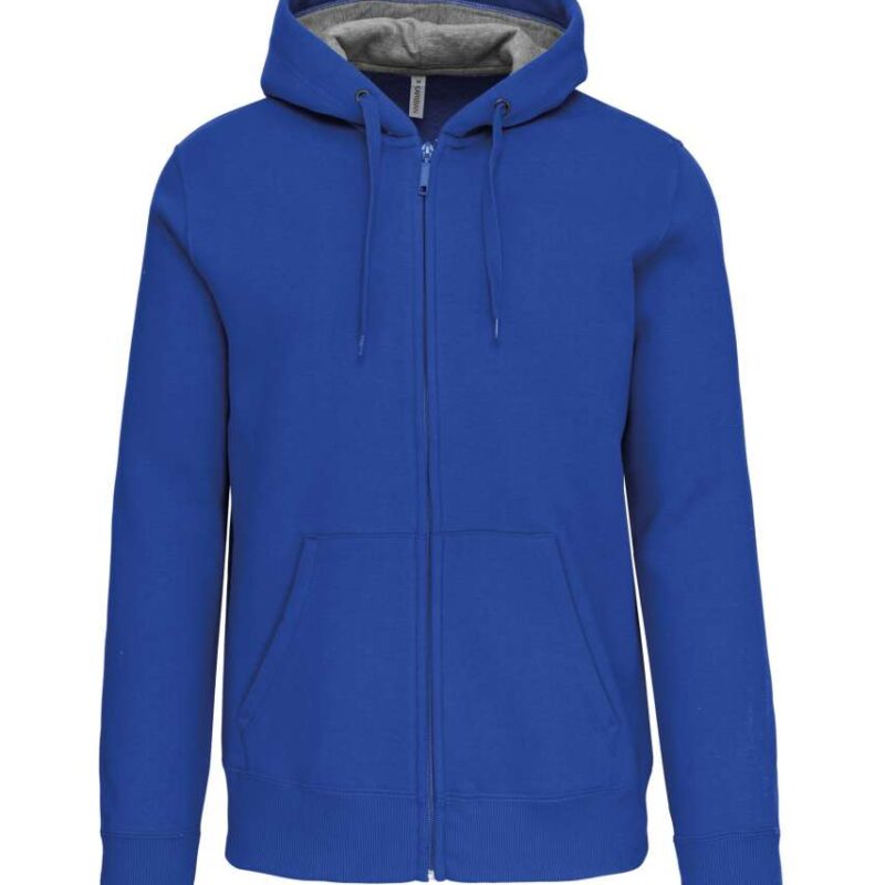 Kariban FULL ZIP HOODED SWEATSHIRT - ανοιχτό βασιλικό μπλε