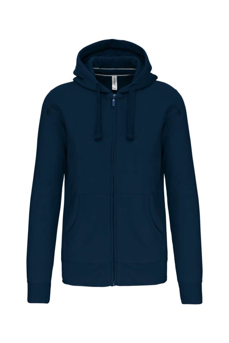 Kariban SWEATSHIRT'S HOODED FULL MEN ZIP - Μπλε μαρίν