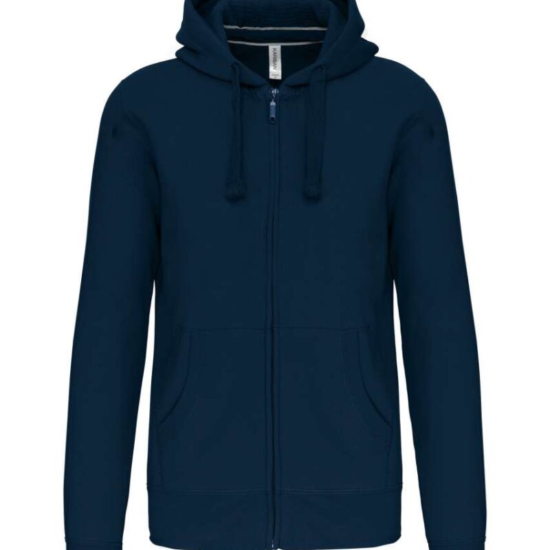 Kariban SWEATSHIRT'S HOODED FULL MEN ZIP - Μπλε μαρίν