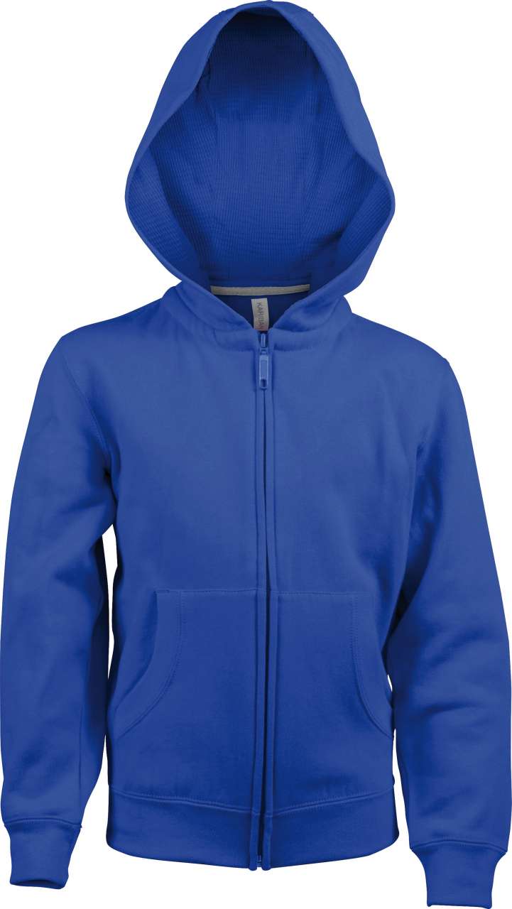 Kariban SWEATSHIRT HOODED KIDS FULL ZIP - ανοιχτό βασιλικό μπλε