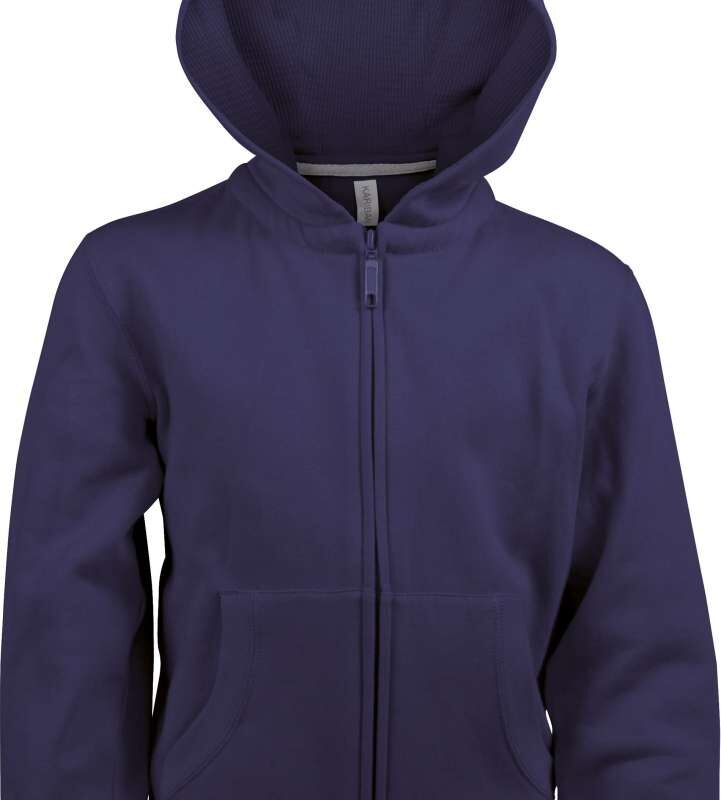 ka455-navy-a1 Kariban SWEATSHIRT HOODED KIDS FULL ZIP - Μπλε μαρίν