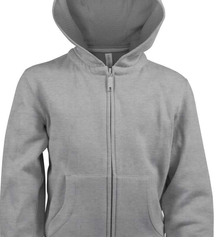 ka455-oxford_grey-a1 Kariban SWEATSHIRT HOODED KIDS FULL ZIP - Γκρι της Οξφόρδης