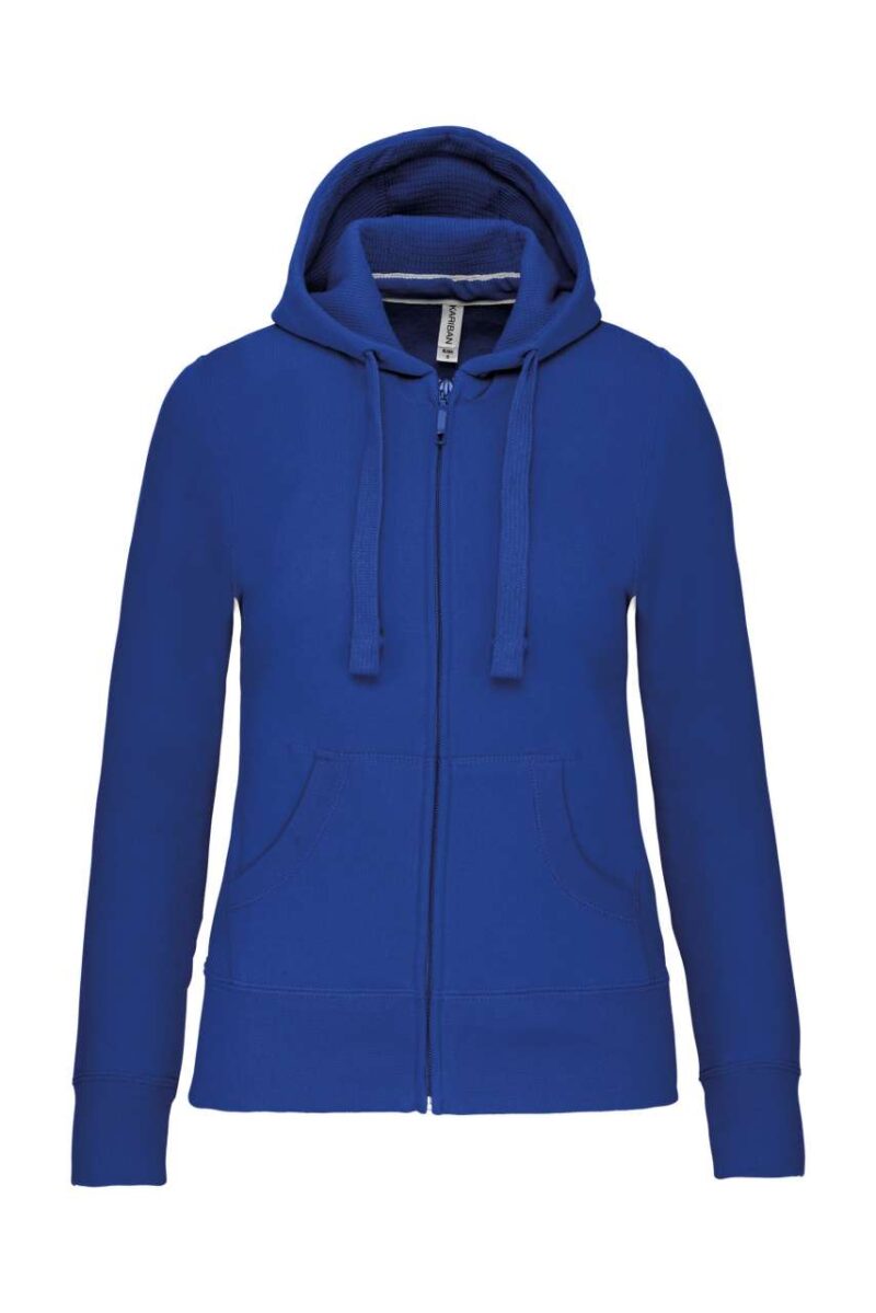 ka464-light_royal_blue-a1 Kariban LADIES HOODED FULL ZIP SWEATSHIRT - ανοιχτό βασιλικό μπλε