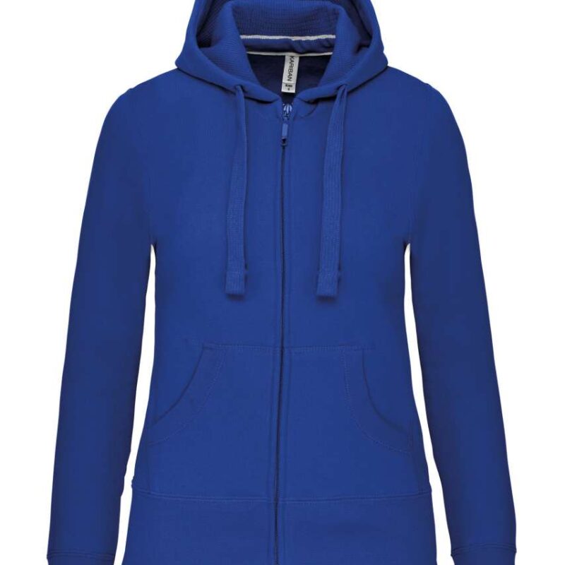 Kariban LADIES HOODED FULL ZIP SWEATSHIRT - ανοιχτό βασιλικό μπλε