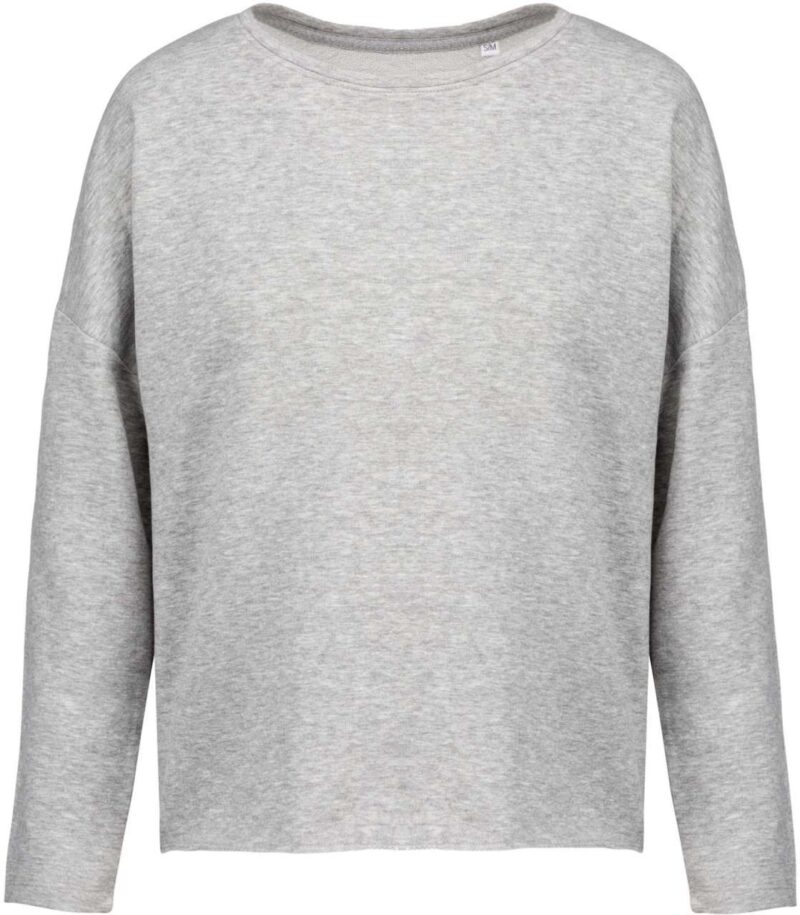 ka471-light_grey_heather-a2 Kariban SWEATSHIRT OVERSIZED για LADIES - 87% Cotton/9% Polyester/4% Viscose