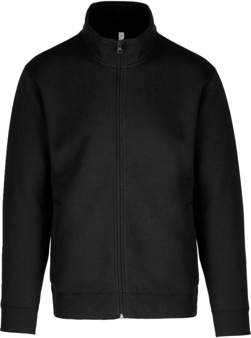 Kariban FLEECE JACKET με FULL ZIP - Μαύρο