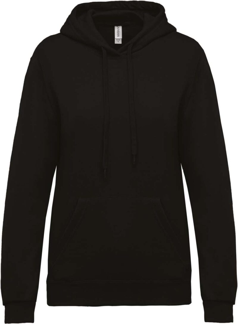 Kariban LADIES’ HOODED SWEATSHIRT - Μαύρο