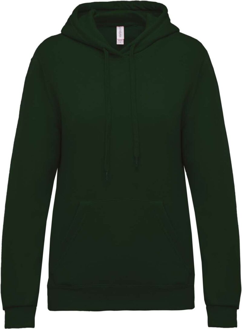 ka473-forest_green-a1 Kariban LADIES’ HOODED SWEATSHIRT - Πράσινο του δάσους