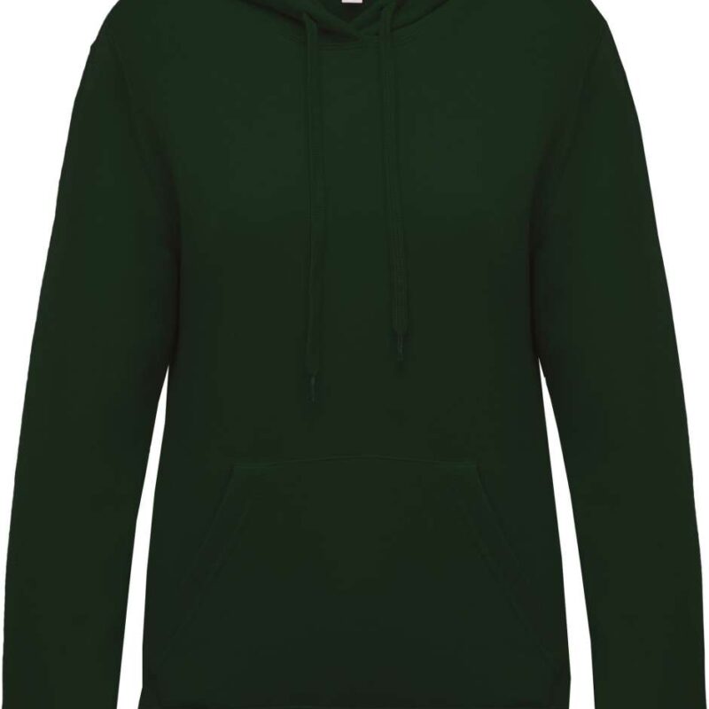 Kariban LADIES’ HOODED SWEATSHIRT - Πράσινο του δάσους