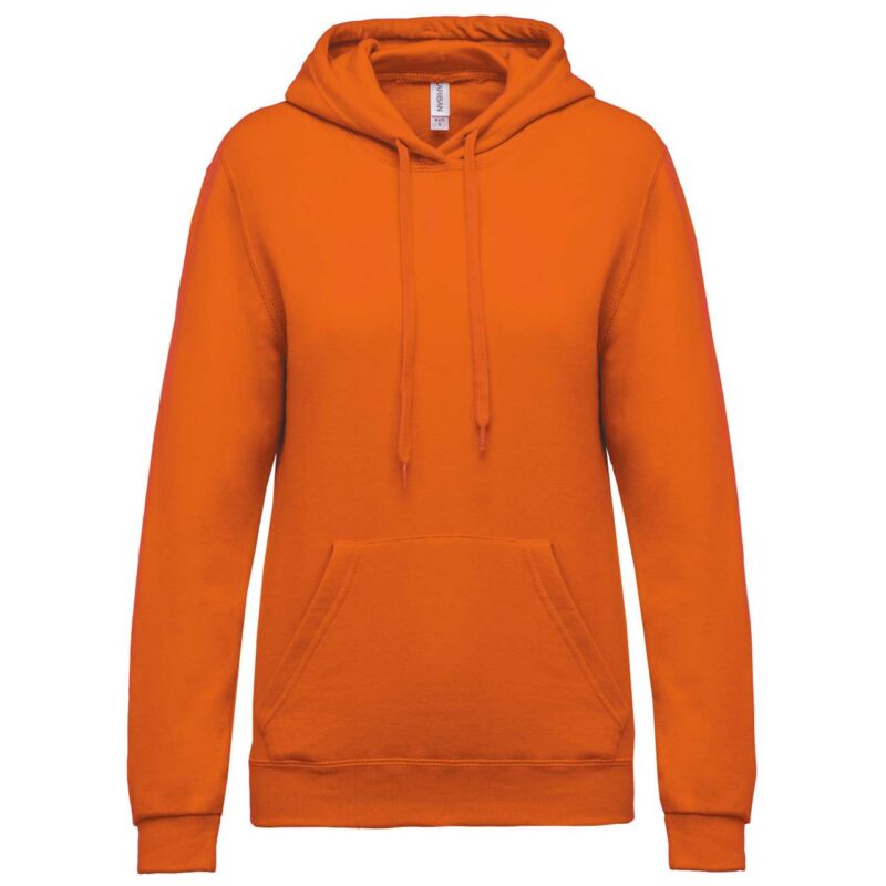 ka473-orange-a2 Kariban LADIES’ HOODED SWEATSHIRT - πορτοκαλί