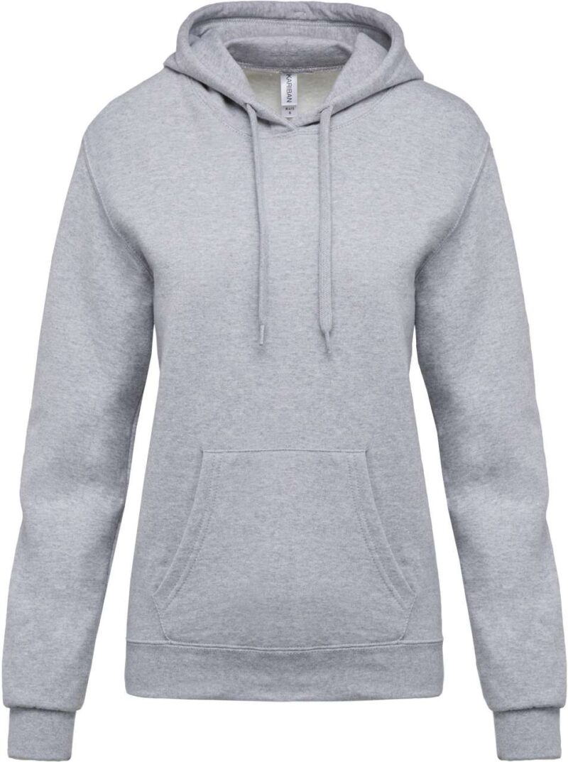 Kariban LADIES’ HOODED SWEATSHIRT - Γκρι της Οξφόρδης