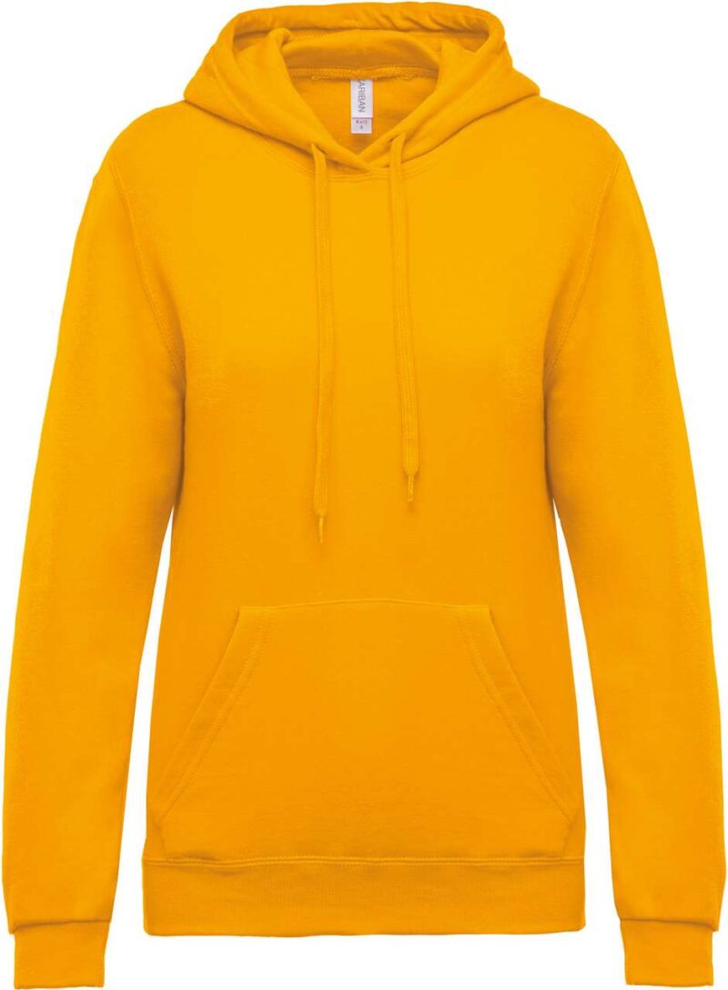 Kariban LADIES’ HOODED SWEATSHIRT - Κίτρινο