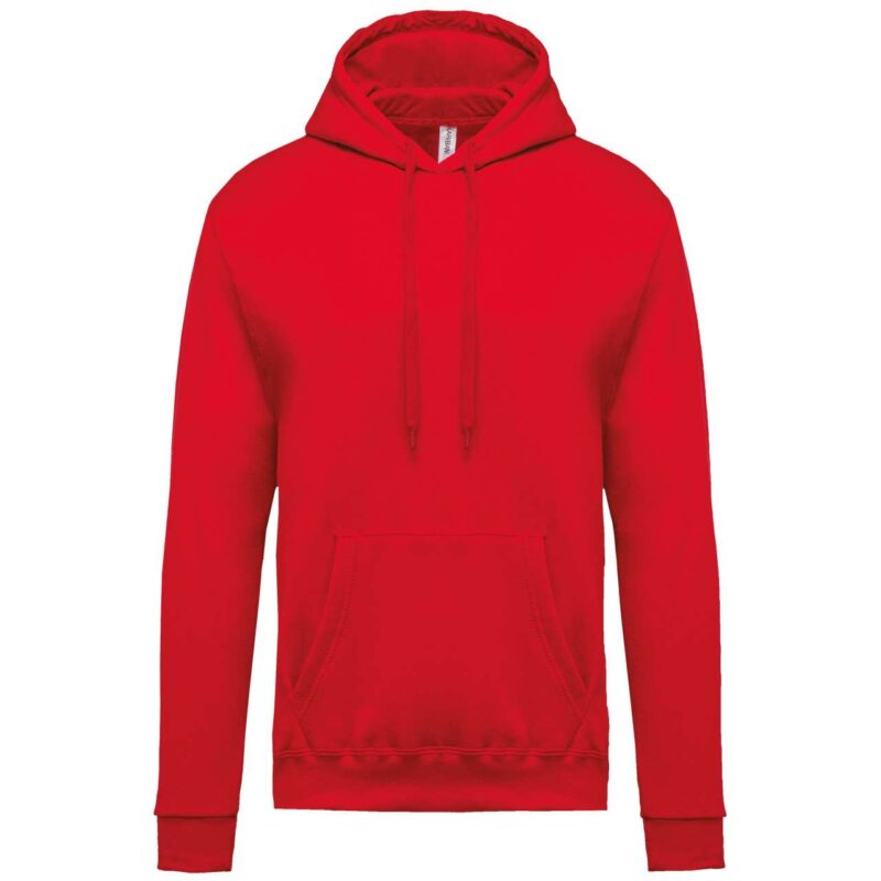 Kariban Για MEN HOODED SWEATSHIRT - Κόκκινο