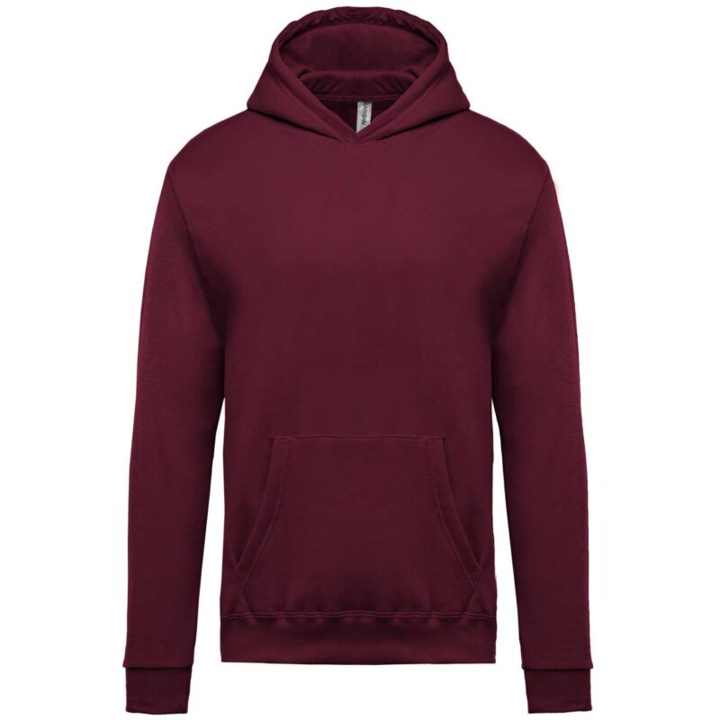 Kariban KIDS HOODED SWEATSHIRT - Κρασί