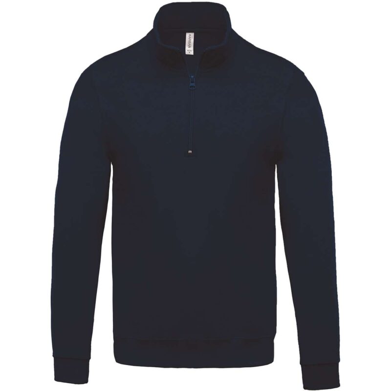 Kariban SWEATSHIRT με ZIP NECK - Μπλε μαρίν