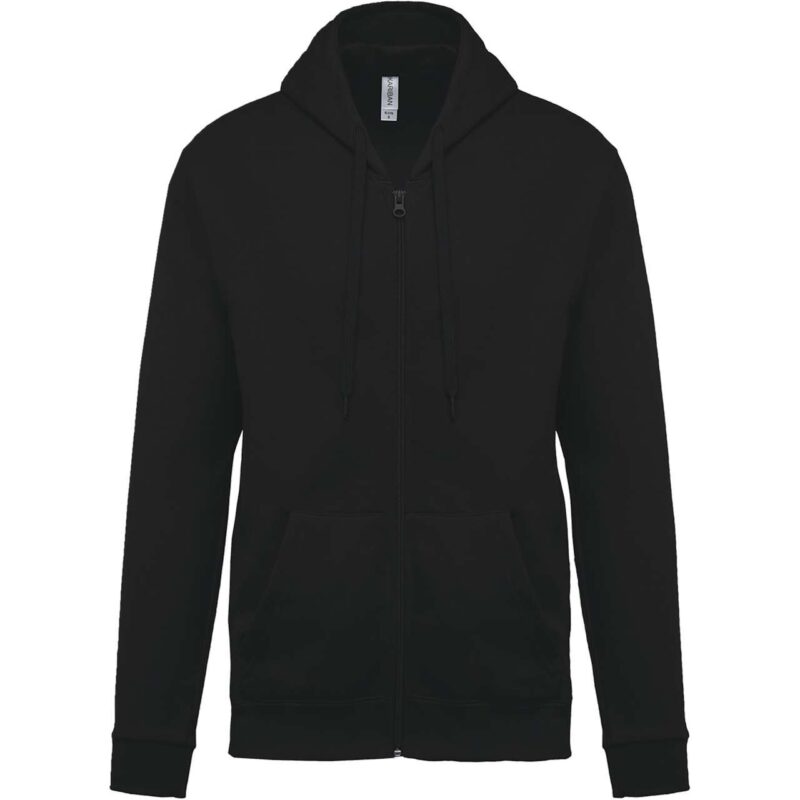 ka479-black-a1 Kariban FULL ZIP HOODED SWEATSHIRT - Μαύρο
