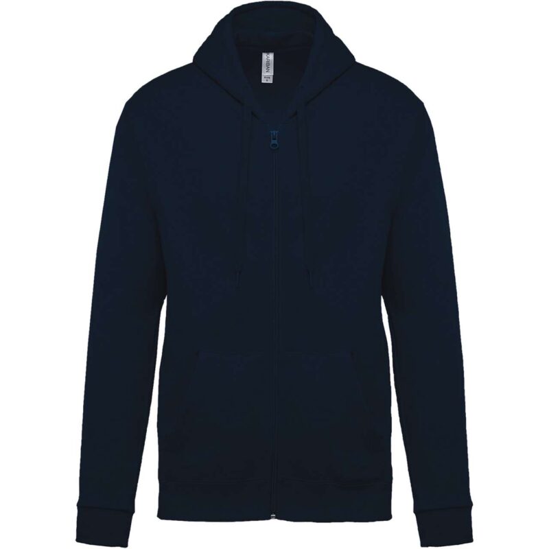 ka479-navy-a1 Kariban FULL ZIP HOODED SWEATSHIRT - Μπλε μαρίν