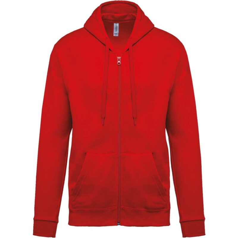 ka479-red-a1 Kariban FULL ZIP HOODED SWEATSHIRT - Κόκκινο