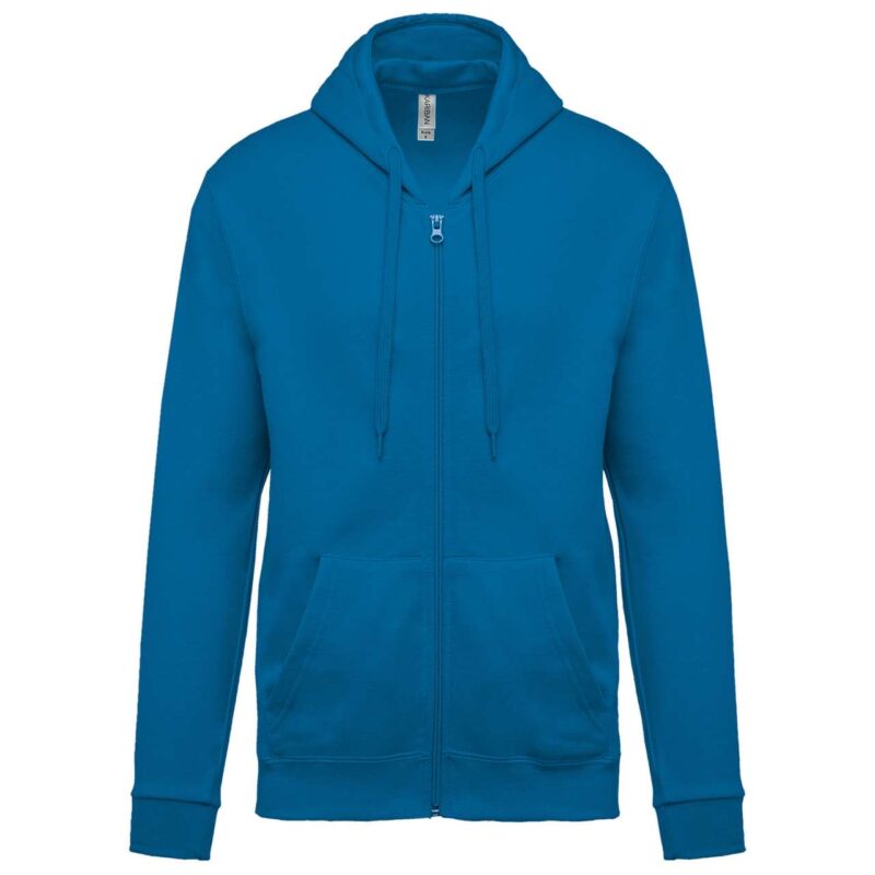 Kariban FULL ZIP HOODED SWEATSHIRT - Τροπικό Μπλε