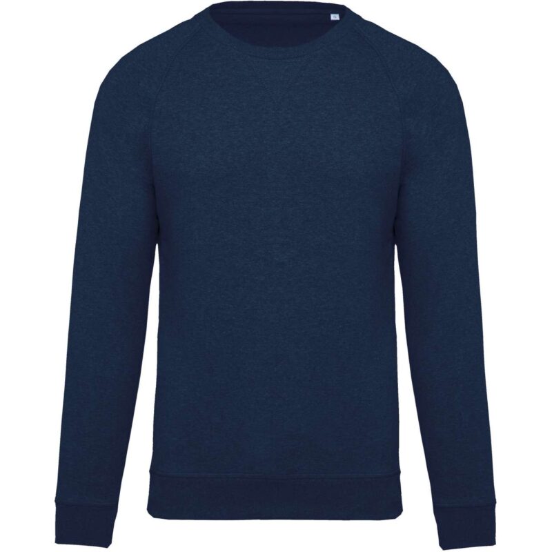 Kariban SOL'S MEN ORGANIC COTTON RAGLAN SLEEVE SWEATSHIRT CREW NECK - Γαλλικό Ναυτικό Μελανζέ
