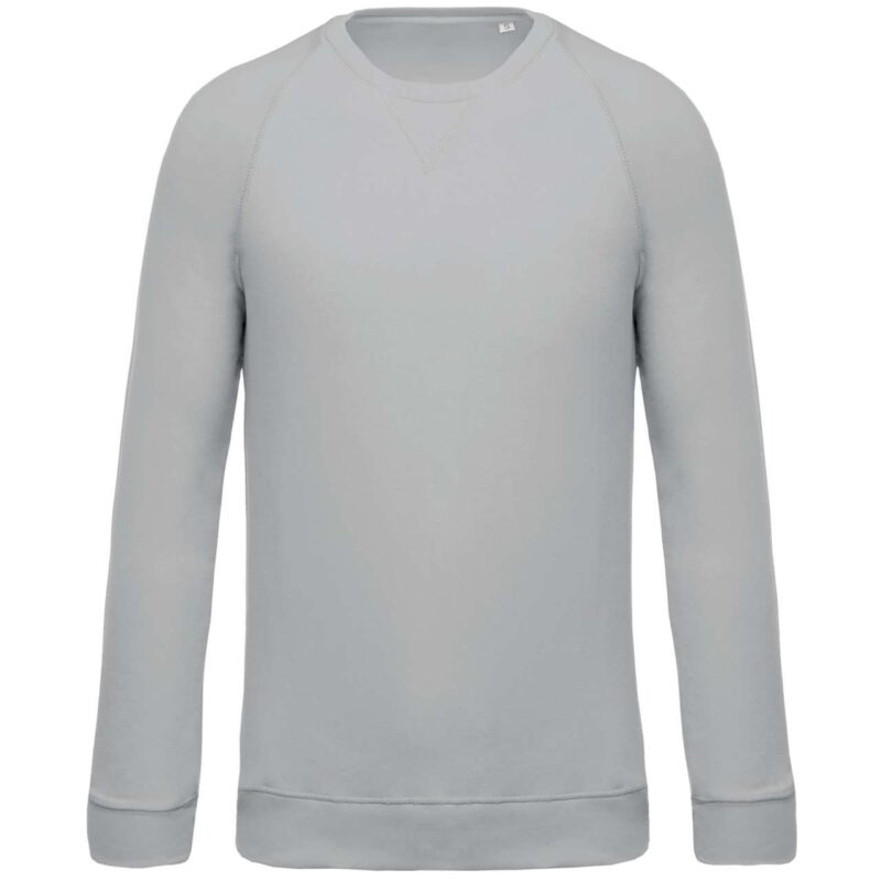 ka480-snow_grey-a1 Kariban SOL'S MEN ORGANIC COTTON RAGLAN SLEEVE SWEATSHIRT CREW NECK - Snow Grey