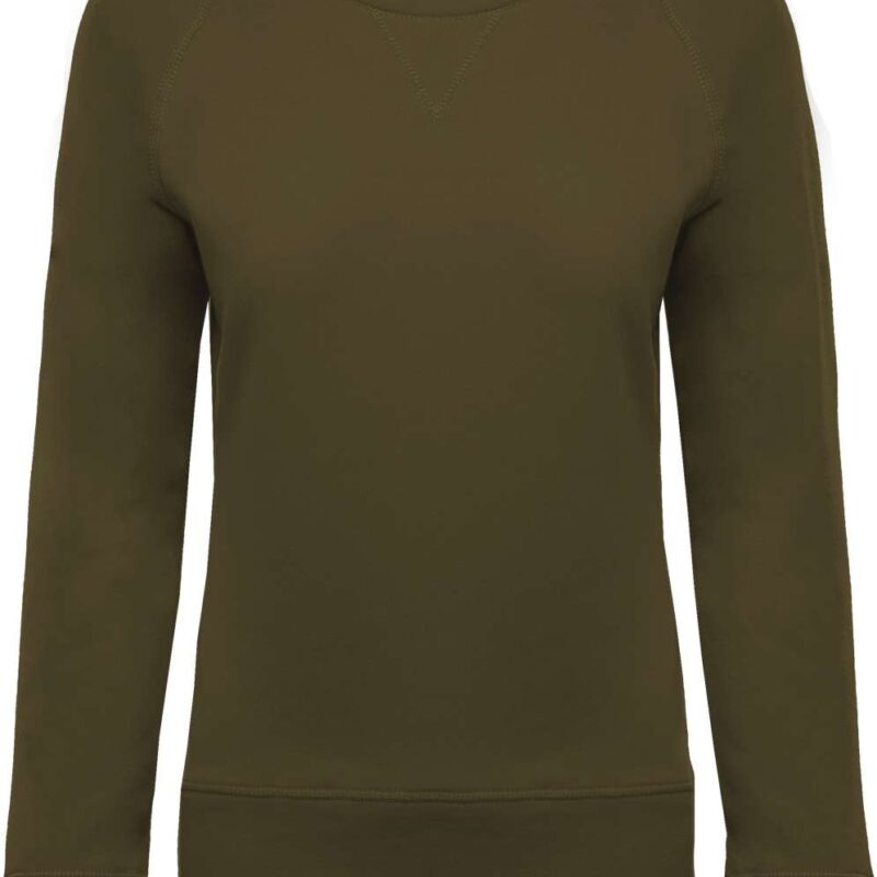 ka481-mossy_green-a1 Kariban SOL'S ORGANIC LADIES RAGLAN SLEEVE CREW NECK SWEATSHIRT - Βρυοπράσινο