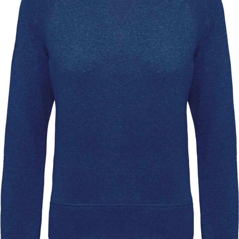 Kariban SOL'S ORGANIC LADIES RAGLAN SLEEVE CREW NECK SWEATSHIRT - Μπλε του ωκεανού μελανζέ