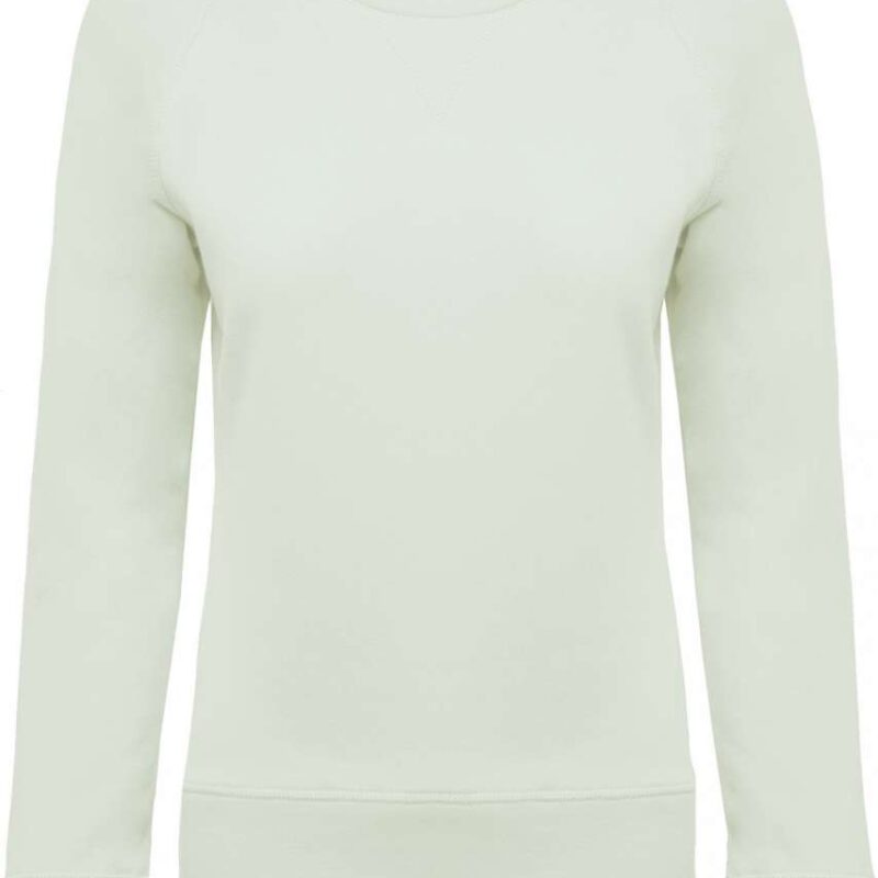 ka481-sage-a2 Kariban SOL'S ORGANIC LADIES RAGLAN SLEEVE CREW NECK SWEATSHIRT - πράσινο φασκόμηλου