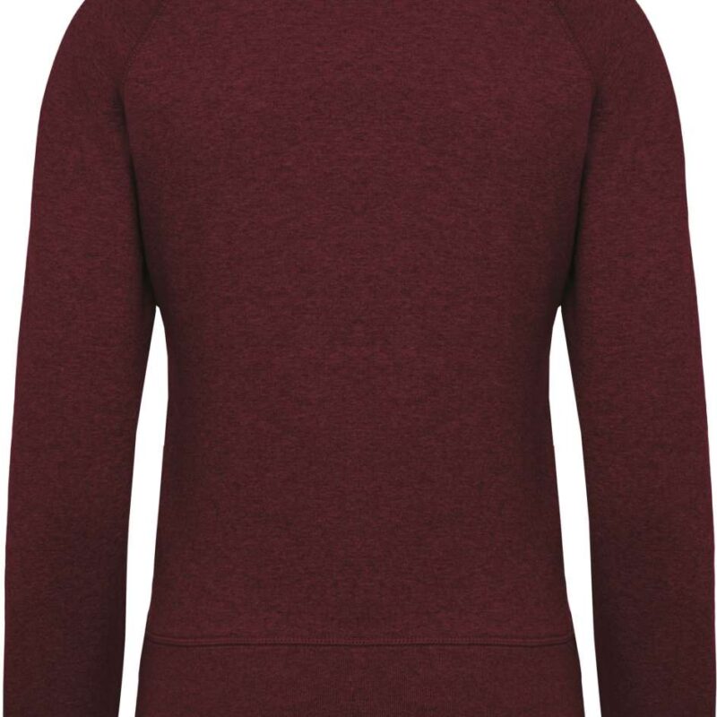ka481-wine_heather-a1 Kariban SOL'S ORGANIC LADIES RAGLAN SLEEVE CREW NECK SWEATSHIRT - Μπορντό Μελανζέ