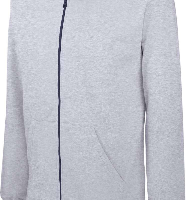 Kariban KIDS HOODED SWEATSHIRT FULL ZIP - 76% Cotton/21% Polyester/3% Viscose